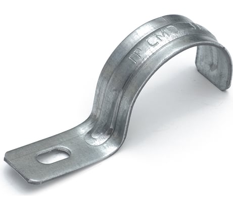 Металлическая однолапковая скоба Промрукав усиленная, противопожарная, СМОУ d31-32 мм, 50 шт. PR13.02404