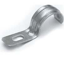 Металлическая однолапковая скоба Промрукав усиленная, противопожарная, СМОУ d21-22 мм, 100 шт. PR13.02402