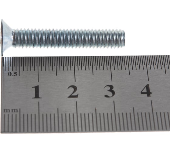 Винт ЦКИ DIN965 М6х35 Ц 500 шт. 6644