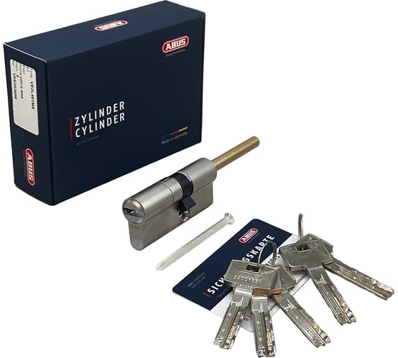 Цилиндровый механизм ABUS BRAVUS 4000 110(80x30) ключ/шток MX NI (5 key) 11004723