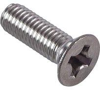 Винт с потайной головкой МЕТАЛЛСЕРВИС M6x16 мм, DIN 965, цинк, 70 шт. МС 1270239