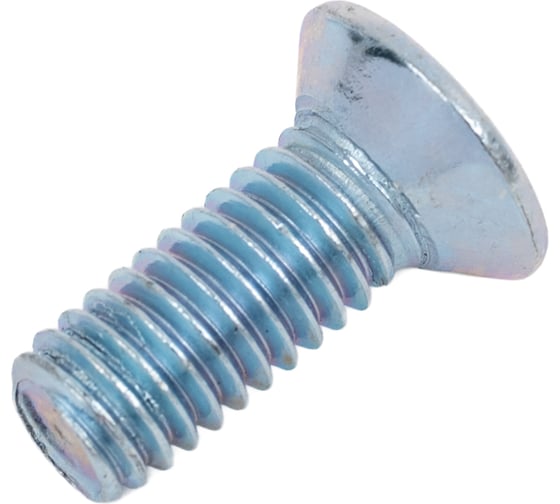 Винт с потайной головкой МЕТАЛЛСЕРВИС M6x16 мм, DIN 965, цинк, 70 шт. МС 1270239 1