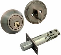 Врезной замок НОРА-М D1 ст.медь кл./фикс. 8942