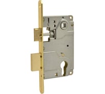 Корпус замка НОРА-М 25-85 мм золото, под цилиндр 8544