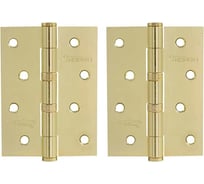 Универсальная петля НОРА-М 4"-2ВВ FHP PB латун.покр.100х75х2,5 №2 11749