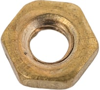Шестигранная гайка DINFIX DIN 439, латунь, М2, 10 шт. 00-0004741