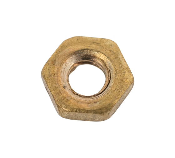 Шестигранная гайка DINFIX DIN 439, латунь, М2, 10 шт. 00-0004741 1