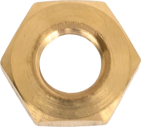 Шестигранная гайка DINFIX DIN 439, латунь, М10, 50 шт. 00-0004777