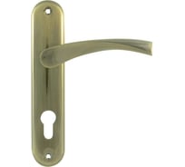 Дверная ручка на планке НОРА-М N100-70 мм ст.бронза 11488