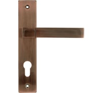 Дверная ручка на планке НОРА-М N109-70 мм ст.медь 16129