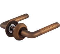 Дверная ручка НОРА-М 101А AL мат.кофе 16052