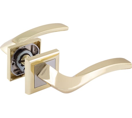 Дверная ручка НОРА-М 112К AL золото 16583