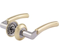 Дверная ручка НОРА-М 99А AL золото/хром 15396