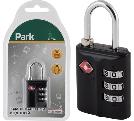 Навесной кодовый замок Park CL TSA 3 цифры 006929