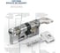 Механизм цилиндровый ABUS BRAVUS 3500 MAGNET 95(35x60В) ключ/вертушка MX PRO MBL (5 key) 11003149 5