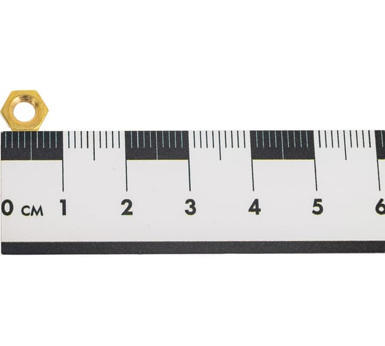 Гайка шестигранная DINFIX DIN 439, Латунь М4 (10 шт) 00-0004756