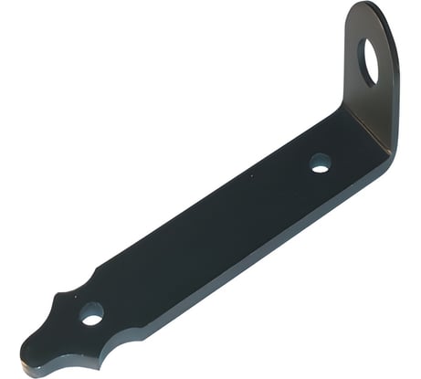 Проушина воротная Дверной Страж 200x45x40 толщина 5мм чёрный ДС74197