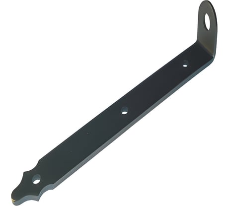 Проушина воротная Дверной Страж 350x45x40 тол.5мм черный ДС74199