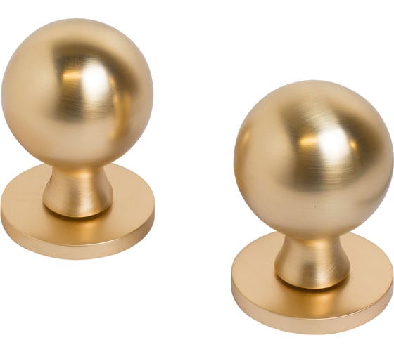 Комплект ручек Аллюр ALLUR ART COLLECTION "SFERA" MSG (59170) итальянское матовое золото 16559