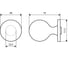 Комплект ручек Аллюр ALLUR ART COLLECTION "SFERA" MAB (5930) матовая бронза 16558 4