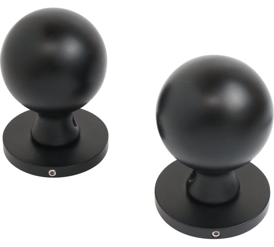 Комплект ручек Аллюр ALLUR ART COLLECTION "SFERA" BL (59150) матовый черный 16560