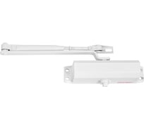 Доводчик дверной Аллюр COMFORT ДД 165/3-4 A-W до 100 кг, белый RAL9016, морозостойкий 16679