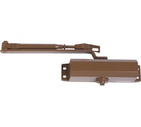 Доводчик дверной Аллюр COMFORT ДД 168/3-5 A-C до 120 кг, коричневый RAL8024, морозостойкий 16681