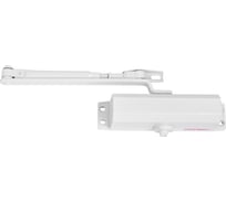Доводчик дверной Аллюр COMFORT ДД 168/3-5 A-W до 120 кг, белый RAL9016, морозостойкий 16682