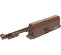 Доводчик дверной Аллюр COMFORT ДД 208/4-6 A-C до 140 кг, коричневый RAL8024, морозостойкий 16688