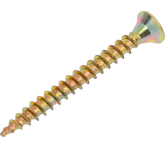 Саморез универсальный МЕТАЛЛСЕРВИС 2,5x25 мм, желтый цинк, 25 шт. МС 1268298 1