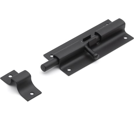 Шпингалет Дверной Страж ШП-80 чёрный ДС74271