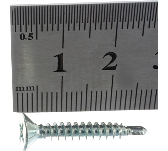 Оконный саморез Госкреп белые, сверло, 3.9х25 мм, 40 шт. 1-0021750