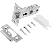 Защёлка Аллюр АРТ L45-8 CP хром B2B пакет, планка 25 мм 16544