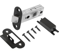 Защёлка Аллюр АРТ L45-8-R BL матовый черный B2B пакет, планка 25 мм 16549