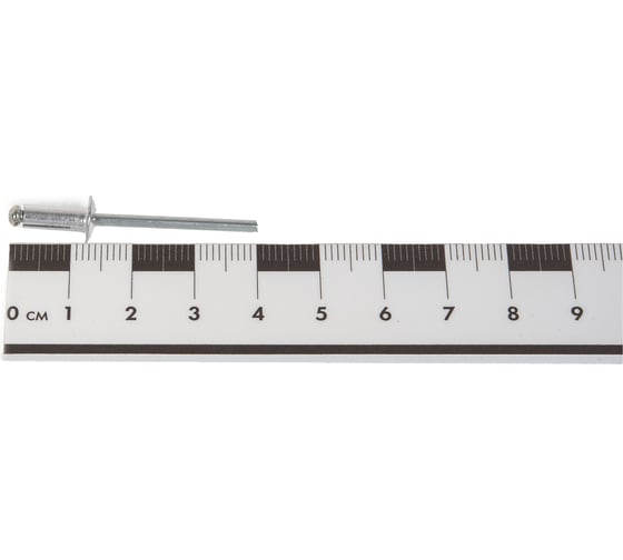 Заклепки алюминиевые Kubis 4.0x10 мм (толщина 4-6 мм), 50 шт. 01-04-4010