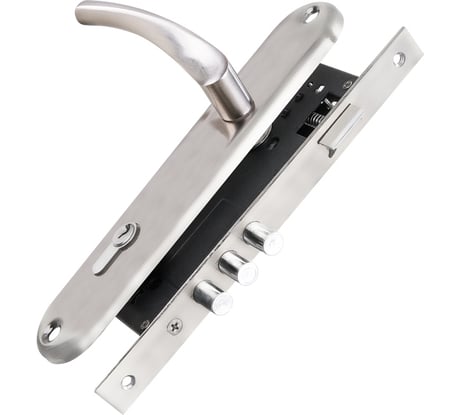 Врезной цилиндровый замок PUNTO KIT P90 4585/3 CRONA SN матовый никель 41709