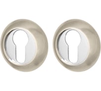 Накладка ARMADILLO CYLINDER ET-1SN/CP-3 матовый никель/хром 2шт 13780