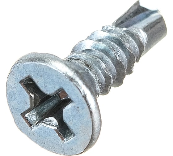 Оконный саморез Госкреп белые, сверло, 3.9х13 мм, 40 шт. 1-0021720