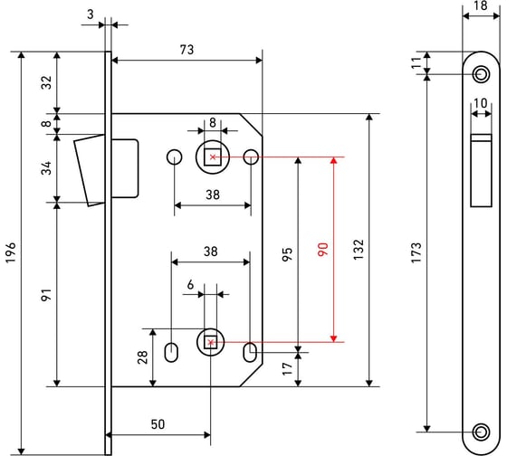Магнитная защёлка Аллюр АРТ 5300-MU-WC SN матовый никель B2B пакет 16551
