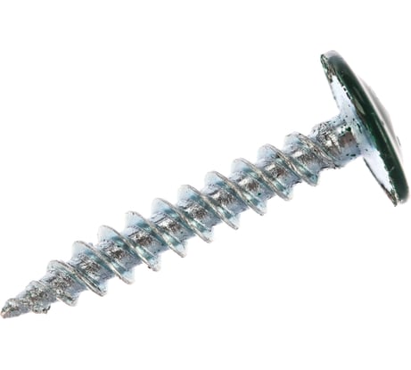 Саморезы с пресс-шайбой Госкреп 4.2х25 мм, зеленые, RAL6005, 20 шт. 1-0017390