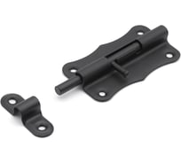 Шпингалет Дверной Страж ШФ-80 чёрный ДС74298