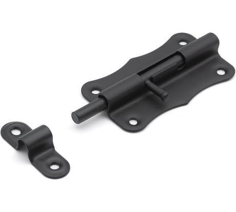 Шпингалет Дверной Страж ШФ-80 чёрный ДС74298