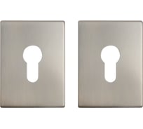 Накладка для ц/м БУЛАТ НДЦ 02.08 Ферона матовый никель 16811