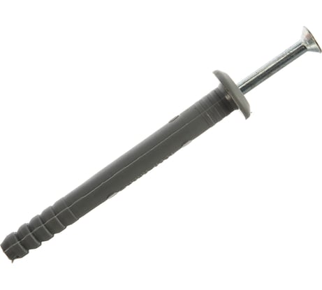 Дюбель-гвоздь Госкреп 6х60 мм, грибная манжета, полипропилен, 40 шт., пластиковый контейнер, 400 мл 4-0012480