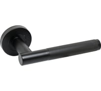 Комплект ручек БУЛАТ РФ 01.02.02НС черный AISI 201 INOX нержавеющая сталь, с круглой накладкой под МЦ 16825