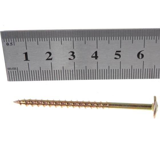 Отделочный саморез с прессшайбой BULLI 4х65, 250 шт., пакет 14-0017040