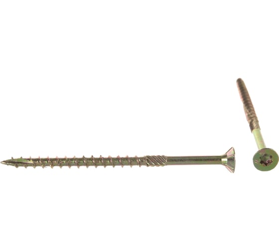Конструкционный саморез BULLIT TORX20 4x70, желтый, потайной, 10 шт. 14-0016280