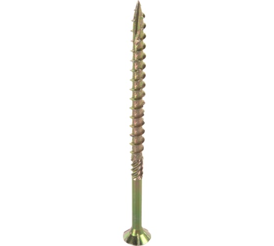 Конструкционный саморез BULLIT TORX20 4x70, желтый, потайной, 10 шт. 14-0016280