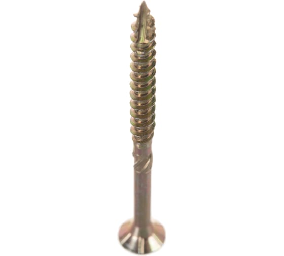 Конструкционный саморез BULLIT TORX15 3.5x45, желтый, потайной, 14 шт. 14-0016230