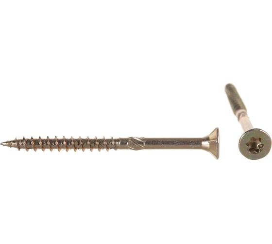 Конструкционный саморез BULLIT TORX15 3.5x45, желтый, потайной, 14 шт. 14-0016230